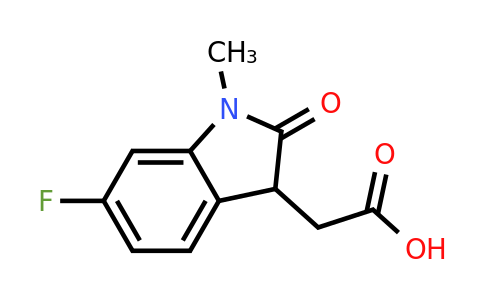 CAS 933752-43-3 | 2-(6-Fluoro-1-methyl-2-oxoindolin-3-yl)acetic acid