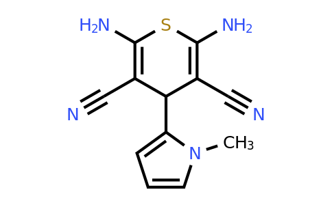 CAS 933838-32-5 | 2,6-Diamino-4-(1-methyl-1H-pyrrol-2-yl)-4H-thiopyran-3,5-dicarbonitrile