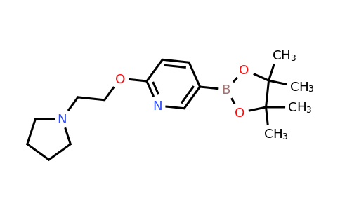 CAS 933986-99-3 | 2-(2-Pyrrolidin-1-yl-ethoxy)-pyridine-5-boronic acid pinacol ester