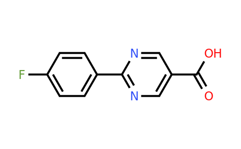 CAS 933988-26-2 | 2-(4-Fluorophenyl)pyrimidine-5-carboxylic acid