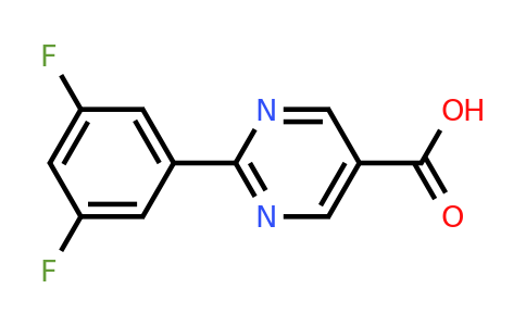 CAS 933988-73-9 | 2-(3,5-Difluorophenyl)pyrimidine-5-carboxylic acid
