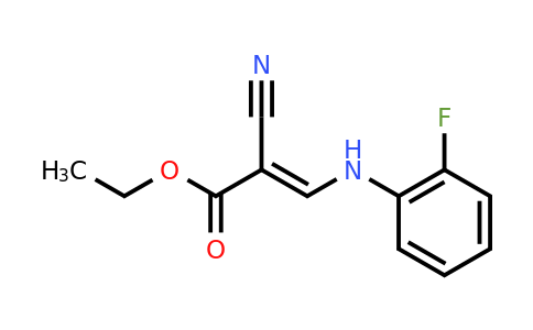 CAS 934070-55-0 | Ethyl 2-cyano-3-[(2-fluorophenyl)amino]prop-2-enoate