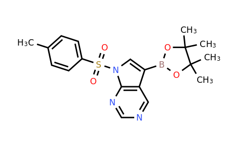 5-(4,4,5,5-Tetramethyl-1,3,2-dioxaborolan-2-YL)-7-tosyl-7H-pyrrolo[2,3-D]pyrimidine