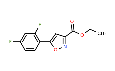 CAS 934188-80-4 | Ethyl 5-(2,4-difluorophenyl)-1,2-oxazole-3-carboxylate