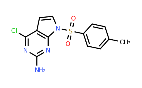 CAS 934524-13-7 | 4-chloro-7-(4-methylbenzenesulfonyl)-7H-pyrrolo[2,3-d]pyrimidin-2-amine
