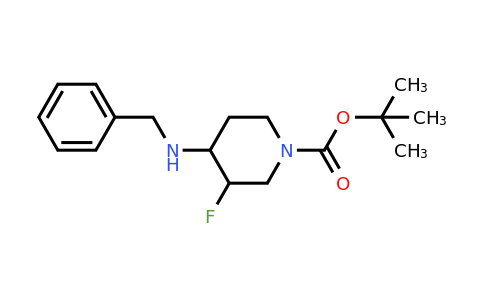 CAS 934536-09-1 | Tert-butyl 4-(benzylamino)-3-fluoropiperidine-1-carboxylate