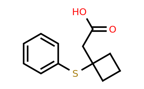 CAS 934555-27-8 | 2-[1-(phenylsulfanyl)cyclobutyl]acetic acid