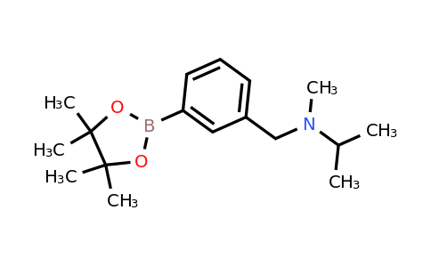CAS 934586-46-6 | N-Methyl-N-(3-(4,4,5,5-tetramethyl-1,3,2-dioxaborolan-2-yl)benzyl)propan-2-amine