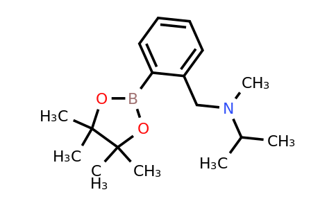 CAS 934586-48-8 | N-Methyl-N-(2-(4,4,5,5-tetramethyl-1,3,2-dioxaborolan-2-yl)benzyl)propan-2-amine