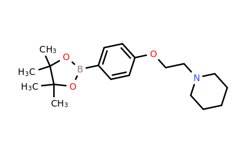 CAS 934586-49-9 | 1-(2-(4-(4,4,5,5-Tetramethyl-1,3,2-dioxaborolan-2-yl)phenoxy)ethyl)piperidine