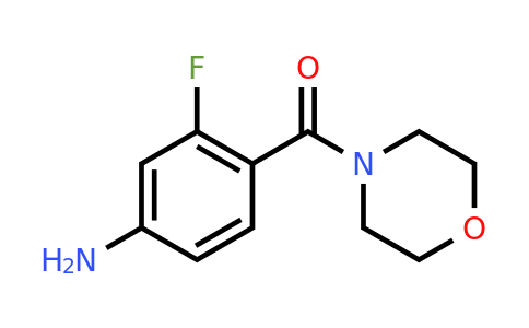 CAS 934601-04-4 | 3-fluoro-4-(morpholine-4-carbonyl)aniline