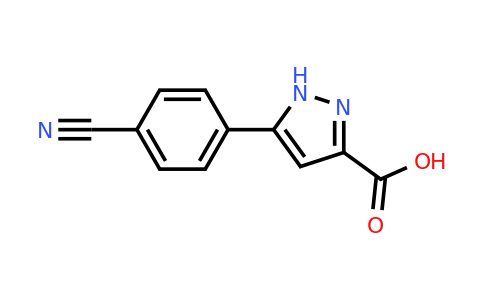 CAS 934605-31-9 | 5-(4-cyanophenyl)-1H-pyrazole-3-carboxylic acid
