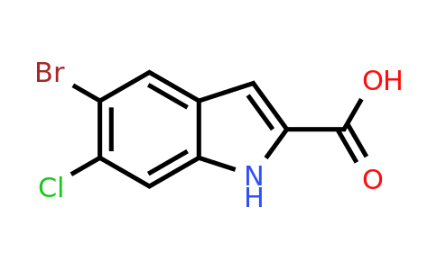 CAS 934660-16-9 | 5-bromo-6-chloro-1H-indole-2-carboxylic acid