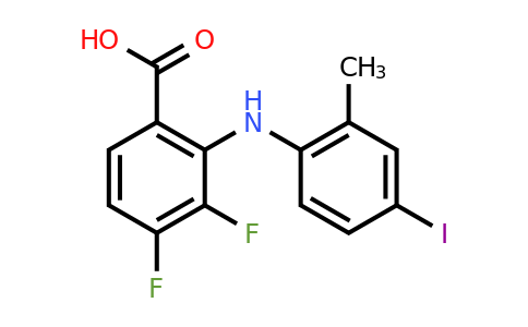 CAS 934664-21-8 | 3,4-Difluoro-2-((4-iodo-2-methylphenyl)amino)benzoic acid