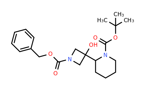 CAS 934664-27-4 | tert-Butyl 2-(1-((benzyloxy)carbonyl)-3-hydroxyazetidin-3-yl)piperidine-1-carboxylate