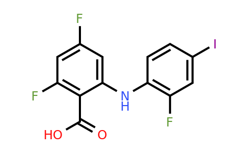 CAS 934665-14-2 | 2,4-Difluoro-6-((2-fluoro-4-iodophenyl)amino)benzoic acid