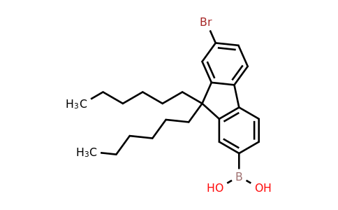 CAS 934762-26-2 | 7-Bromo-9,9-dihexylfluoren-2-yl-boronic acid