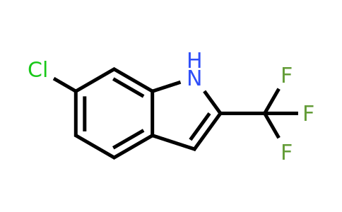 CAS 934843-27-3 | 6-Chloro-2-(trifluoromethyl)-1H-indole
