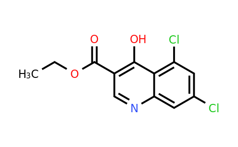 CAS 93514-82-0 | 5,7-Dichloro-4-hydroxyquinoline-3-carboxylic acid ethyl ester