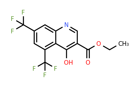 CAS 93514-83-1 | Ethyl 4-hydroxy-5,7-bis(trifluoromethyl)quinoline-3-carboxylate