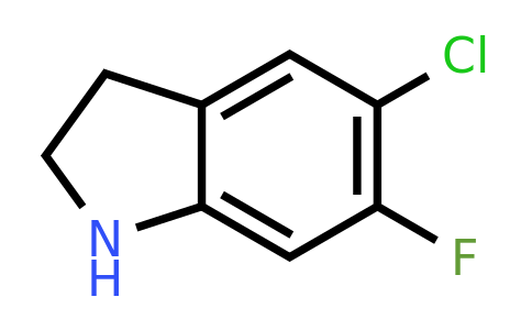 CAS 935272-19-8 | 5-Chloro-6-fluoroindoline