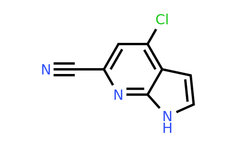 CAS 935466-70-9 | 4-chloro-1H-pyrrolo[2,3-b]pyridine-6-carbonitrile