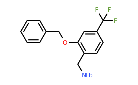 CAS 935520-01-7 | (2-(Benzyloxy)-4-(trifluoromethyl)phenyl)methanamine