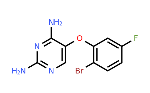 CAS 935534-20-6 | 5-(2-Bromo-5-fluorophenoxy)pyrimidine-2,4-diamine