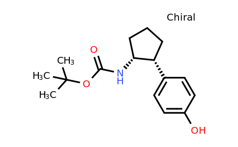 CAS 935534-25-1 | Cis-[2-(4-hydroxy-phenyl)-cyclopentyl]-carbamic acid tert-butyl ester