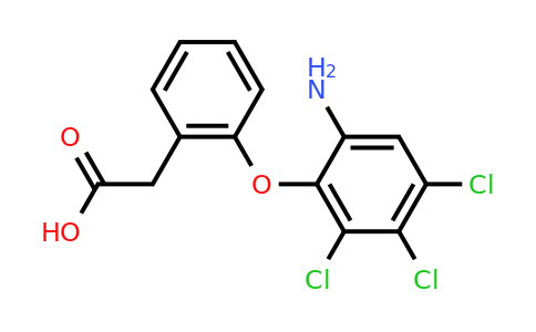 CAS 93566-10-0 | 2-(2-(6-Amino-2,3,4-trichlorophenoxy)phenyl)acetic acid