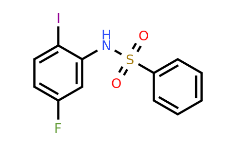 CAS 935684-32-5 | N-(5-Fluoro-2-iodophenyl)benzenesulfonamide