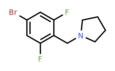 CAS 935841-14-8 | 1-(4-Bromo-2,6-difluorobenzyl)pyrrolidine