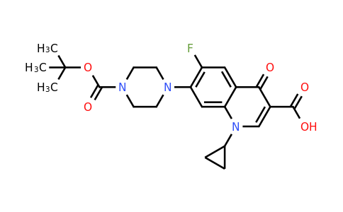 CAS 93594-48-0 | 7-{4-[(tert-butoxy)carbonyl]piperazin-1-yl}-1-cyclopropyl-6-fluoro-4-oxo-1,4-dihydroquinoline-3-carboxylic acid