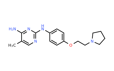 CAS 936092-38-5 | 5-Methyl-N2-(4-(2-(pyrrolidin-1-yl)ethoxy)phenyl)pyrimidine-2,4-diamine