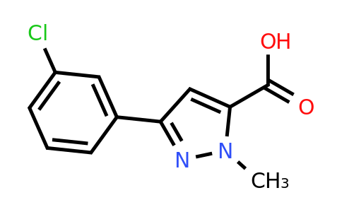 CAS 93618-32-7 | 5-(3-chlorophenyl)-2-methyl-pyrazole-3-carboxylic acid