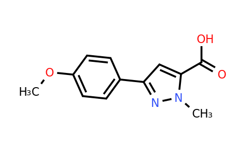 CAS 93618-34-9 | 5-(4-Methoxyphenyl)-2-methylpyrazole-3-carboxylic acid