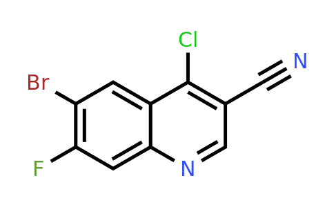 CAS 936497-84-6 | 6-bromo-4-chloro-7-fluoroquinoline-3-carbonitrile