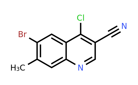 CAS 936497-85-7 | 6-Bromo-4-Chloro-7-methylquinoline-3-carbonitrile