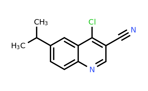CAS 936497-96-0 | 4-Chloro-6-isopropylquinoline-3-carbonitrile