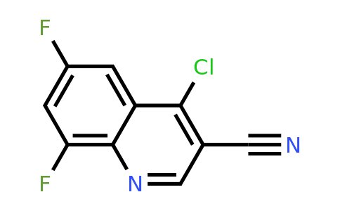 CAS 936498-00-9 | 4-chloro-6,8-difluoroquinoline-3-carbonitrile