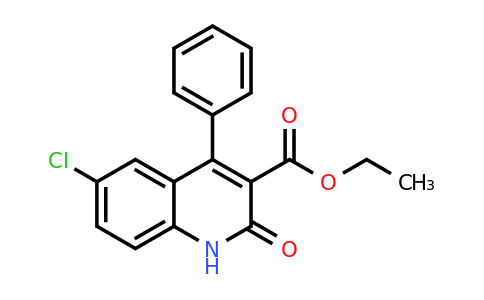 CAS 93654-27-4 | Ethyl 6-chloro-2-oxo-4-phenyl-1,2-dihydro-3-quinolinecarboxylate