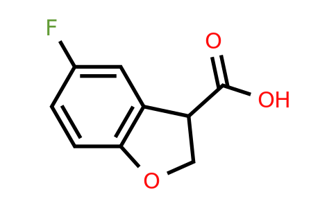 CAS 93670-19-0 | 5-Fluoro-2,3-dihydro-1-benzofuran-3-carboxylic acid