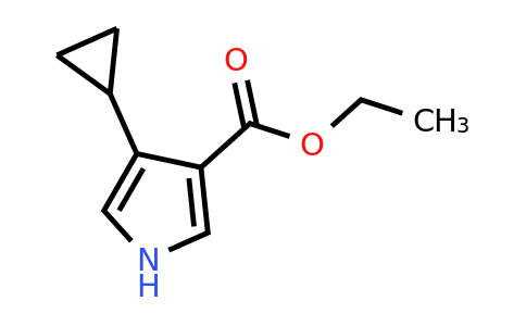 CAS 936720-85-3 | ethyl 4-cyclopropyl-1H-pyrrole-3-carboxylate
