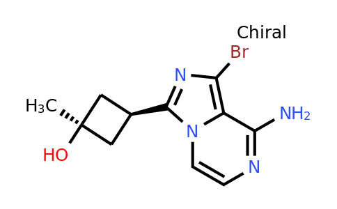 CAS 936901-75-6 | cis-3-(8-Amino-1-bromoimidazo[1,5-a]pyrazin-3-yl)-1-methylcyclobutanol