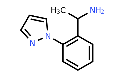 CAS 936940-55-5 | 1-[2-(1H-pyrazol-1-yl)phenyl]ethan-1-amine