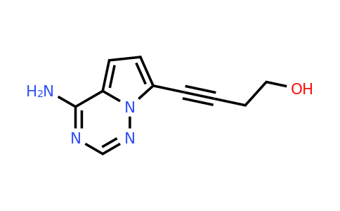 CAS 937048-15-2 | 4-{4-aminopyrrolo[2,1-f][1,2,4]triazin-7-yl}but-3-yn-1-ol