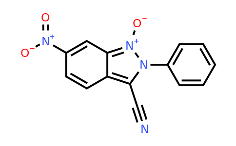 CAS 93716-53-1 | 6-Nitro-2-phenyl-indazole-3-carbonitrile 1-oxide