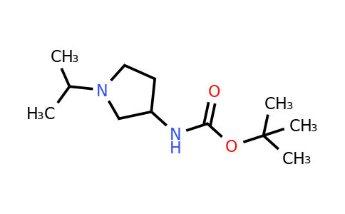 CAS 937166-84-2 | Tert-butyl 1-isopropylpyrrolidin-3-ylcarbamate