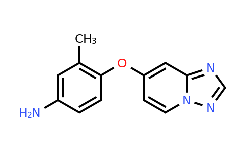 CAS 937263-71-3 | 3-methyl-4-{[1,2,4]triazolo[1,5-a]pyridin-7-yloxy}aniline