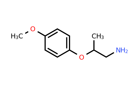 CAS 93750-30-2 | 2-(4-Methoxyphenoxy)propylamine